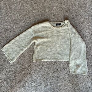 Cream  Sparkly Sweater